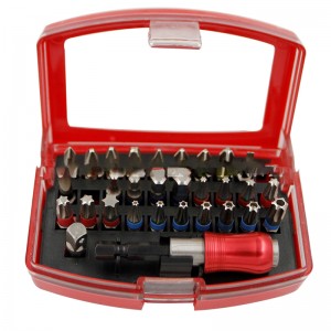 1/4″ Hex Shank 32pcs Mixed Electric Screwdriver Bit 25mm Socket Set