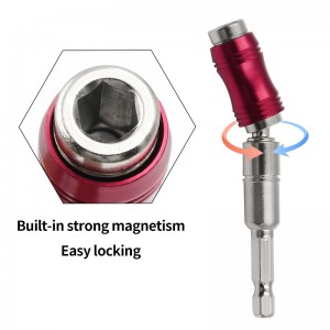 1/4″ Hex Magnetic Ring Screwdriver Bits Drill Hand Tools Drill Bit Extension Rod Quick Change Holder Drive Guide Screw Drill Tip