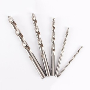 5PCS HSS Left Hand Twist Drill Bit Set Reverse Twist For Metal Drilling