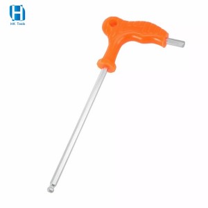 Factory T Handle Allen Wrench Multi Purpose Ball End Hex Key 2.5-8.0mm For Repair Tools