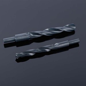 Black HSS Reduced Shank Twist Drill Bit For Metal Stainless Steel Aluminium Drilling