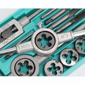 12PCS Metric Taps and Dies Set Thread Tool M6-M12