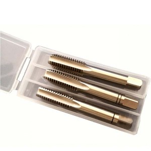3PCS DIN352 HSS Hand Use Taps Straight Flute Thread Tools For Tapping