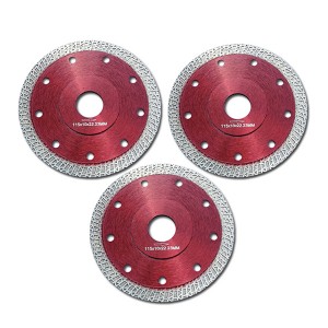 Hot Press K Teeth Turbo Mesh Tile Circular Diamond Saw Blade For Porcelain Tile Cutting