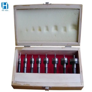 8pcs 18-20-22-25-30-32-35-40mm HSS Hole Saw Set for drilling Stainless steel plate  hole