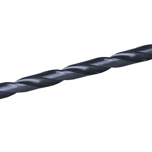 HSS6542 Extra Long Twist Drill Bit DIN 1869 Black For Metal