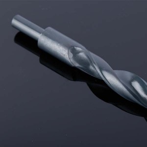 Black HSS Reduced Shank Twist Drill Bit For Metal Stainless Steel Aluminium Drilling