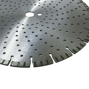 10mm Height Laser Welded Segmented Diamond Saw Blade For Cutting Concrete Granite