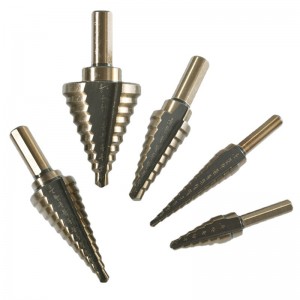 5PCS HSS Inch Step Drill bits Set For Metal Drilling