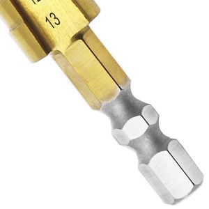 3-13mm Step Drill Bit With Hex Shank 11 Steps For Metal Drilling