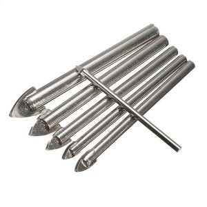 Hot Sales 6PCS Glass Drill Bit 3/4/5/6/8/10mm Single Tip For Tile Ceramic