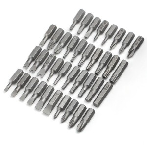 1/4″ 6.35mm Hex Shank Insert 25mm S2 Magnetic Screwdriver Bits