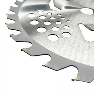 255*30T Circular Saw Blade Tungsten Carbide Mower blade For Garden Shrub