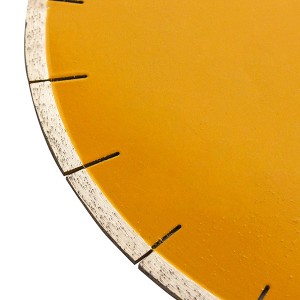 Hot Pressed Sintered Segmented Diamond Saw Blade 350mm For Marble