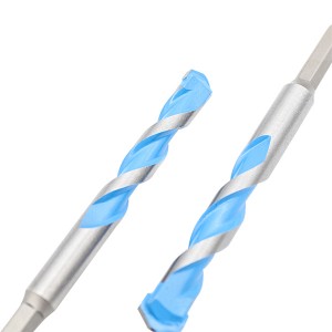 Quick Change Hex Shank R Flute Carbide Tipped Masonry Drill Bit For Concrete Brick Masonry Drilling