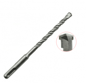 S4 Flute SDS Plus Hammer Drill Bit untuk Dinding Marmer Batu Keras Beton