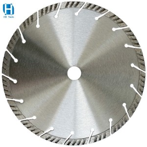 Алмазный пильный диск с раздельным сегментом турбо для резки бетона и строительных материалов